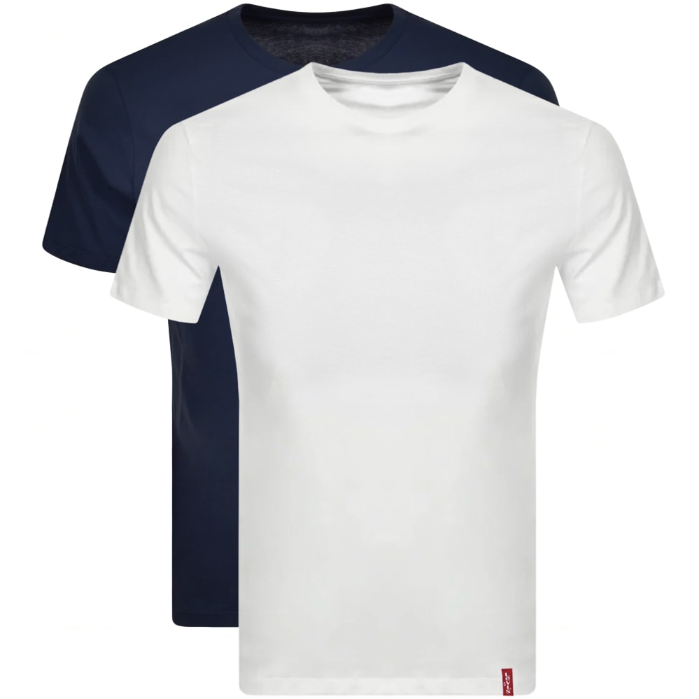 Alternative Image for ProductLevis Original Two Pack Crew Neck T Shirt White1